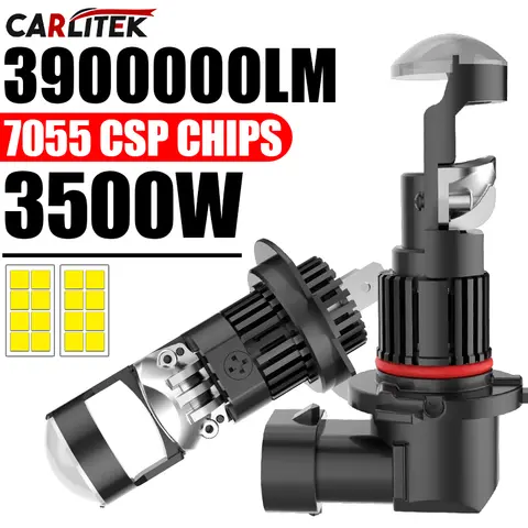 H7 proyector Led bombilla de faro de coche lente Canbus de alta potencia 3500W 3900000LM CSP Turbo Led H8 H11 9005 9006 HB3 HB4 bombilla de diodo 12V