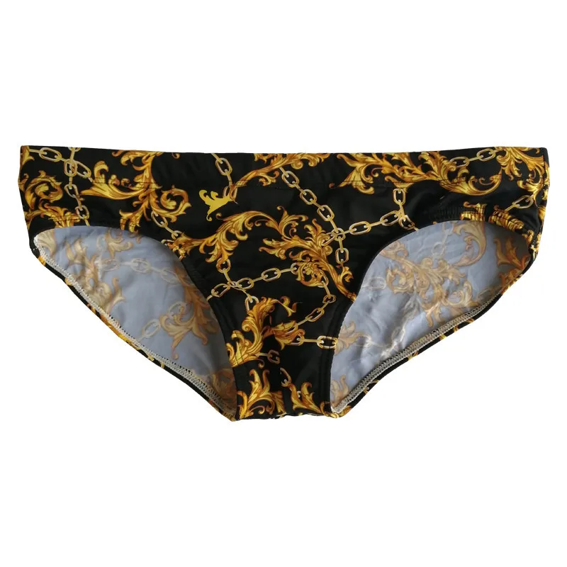 กางเกงว่ายน้ำชายทรงสามเหลี่ยมเอวต่ำ กางเกงว่ายน้ำทรงสามเหลี่ยม กางเกงชายหาดทรงสามเหลี่ยม BS407