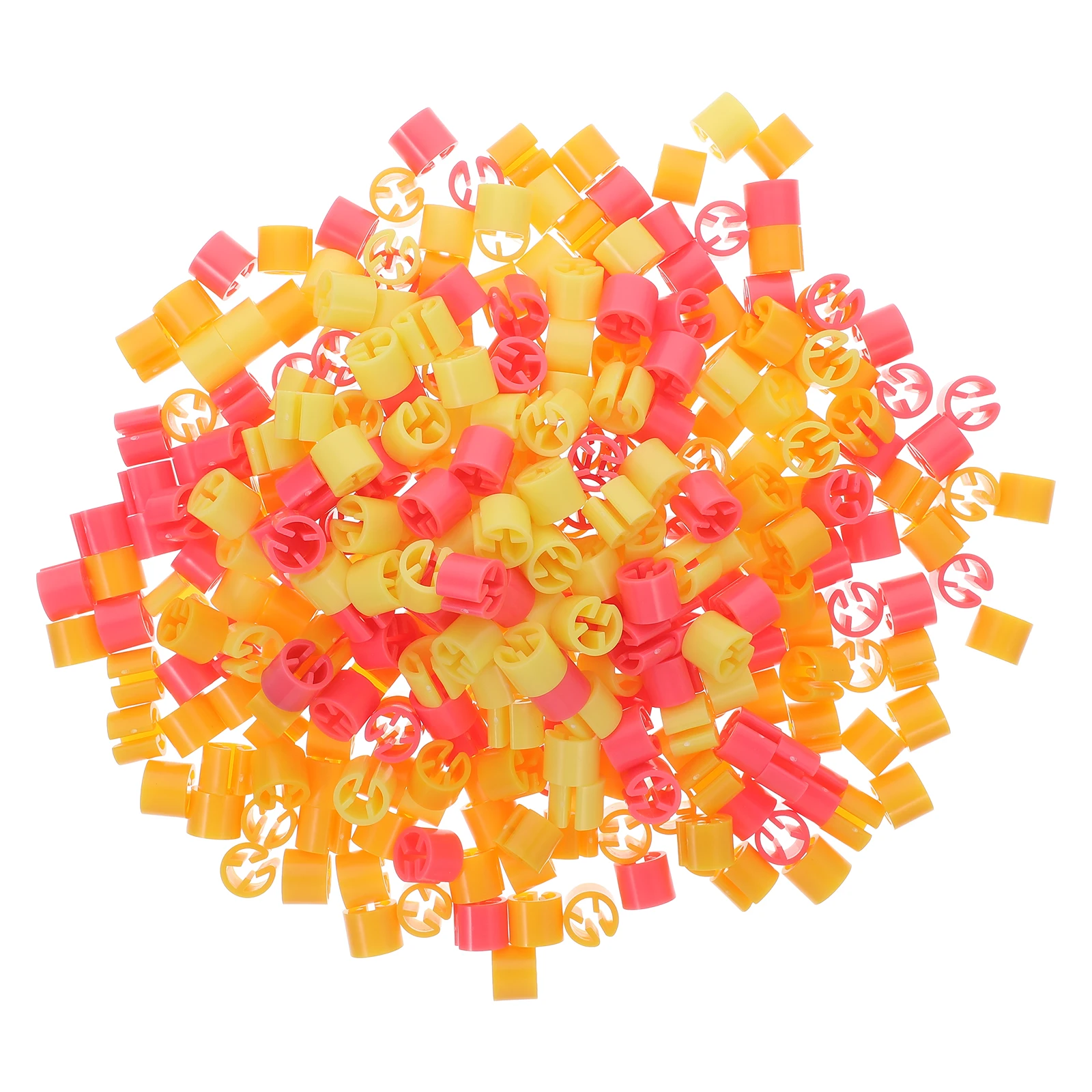 

300pcs Hanger Size Tags Blank Plastic Marker Clothes Classification Tag Garment Shop Accessories Storage Organization