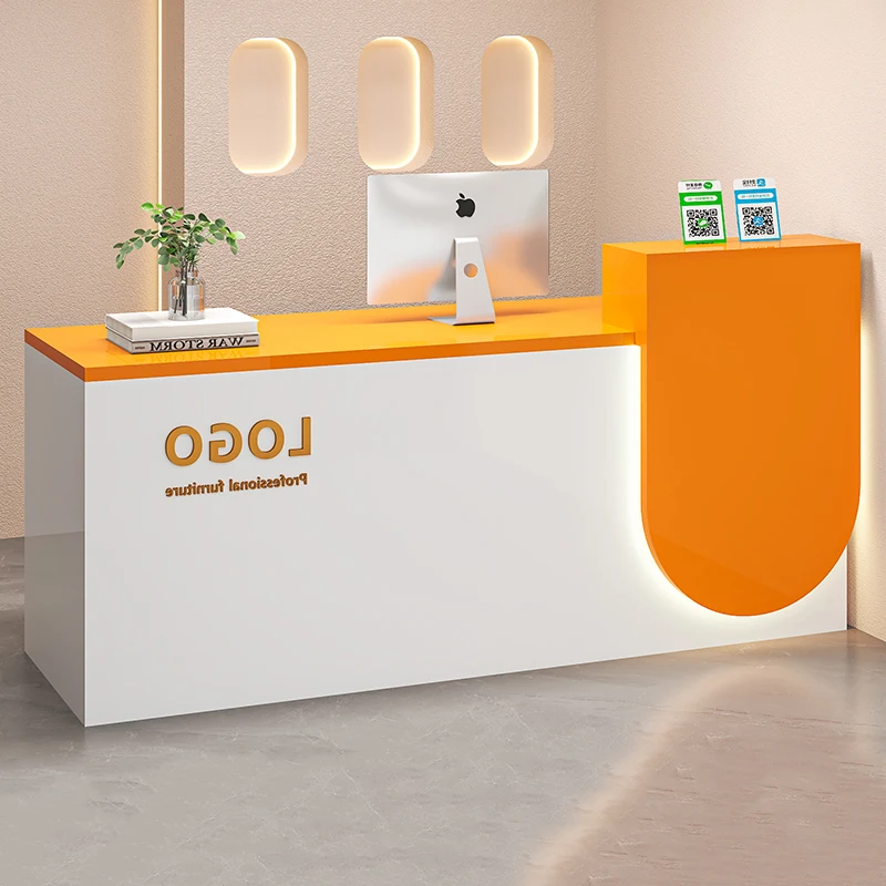 Entertainment Decoration Reception Desk Display Checkout Counter Reception Desks Princess Escritorio Moderno Trendy Furniture