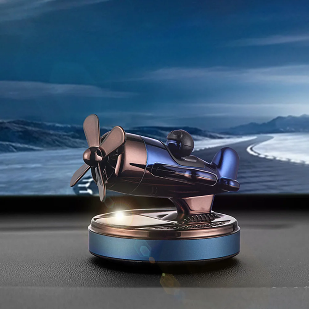 

Car Air Freshener Solar Aircraft Ornament Creative Aromatherapy Diffuser Car Interior Accessory Auto Aroma Diffuser