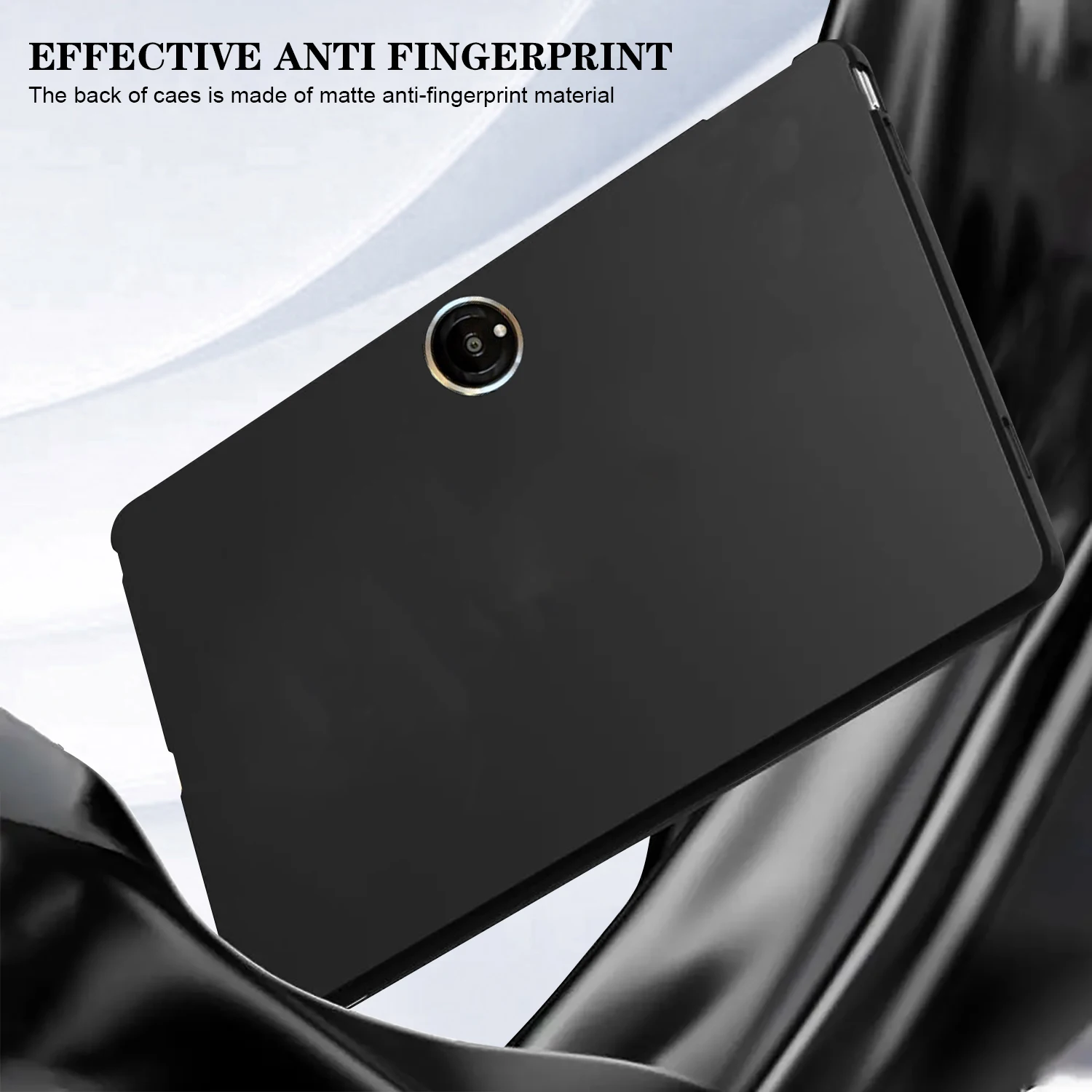 Custodia tablet per OnePlus Pad Go Case Pad 2 12.1 OnePlus Pad Lite Cover da 11 pollici Custodia morbida antiurto in silicone TPU nero Anti-goccia