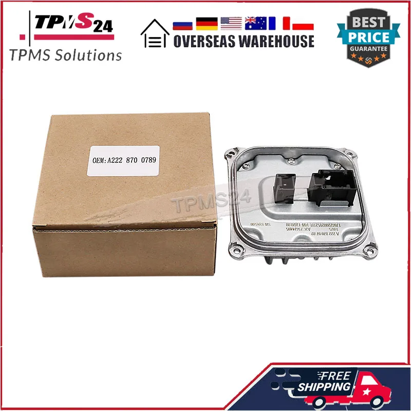 

For Mercedes LED Headlight Control Unit Module Computer Ballast A2228700789