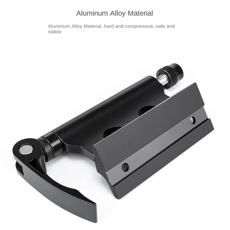 Bicycle Bike Front Fork Quick Release Retaining Clip Dismountable Attaching Clamp Portable Cycling Part Black-A79M view 2