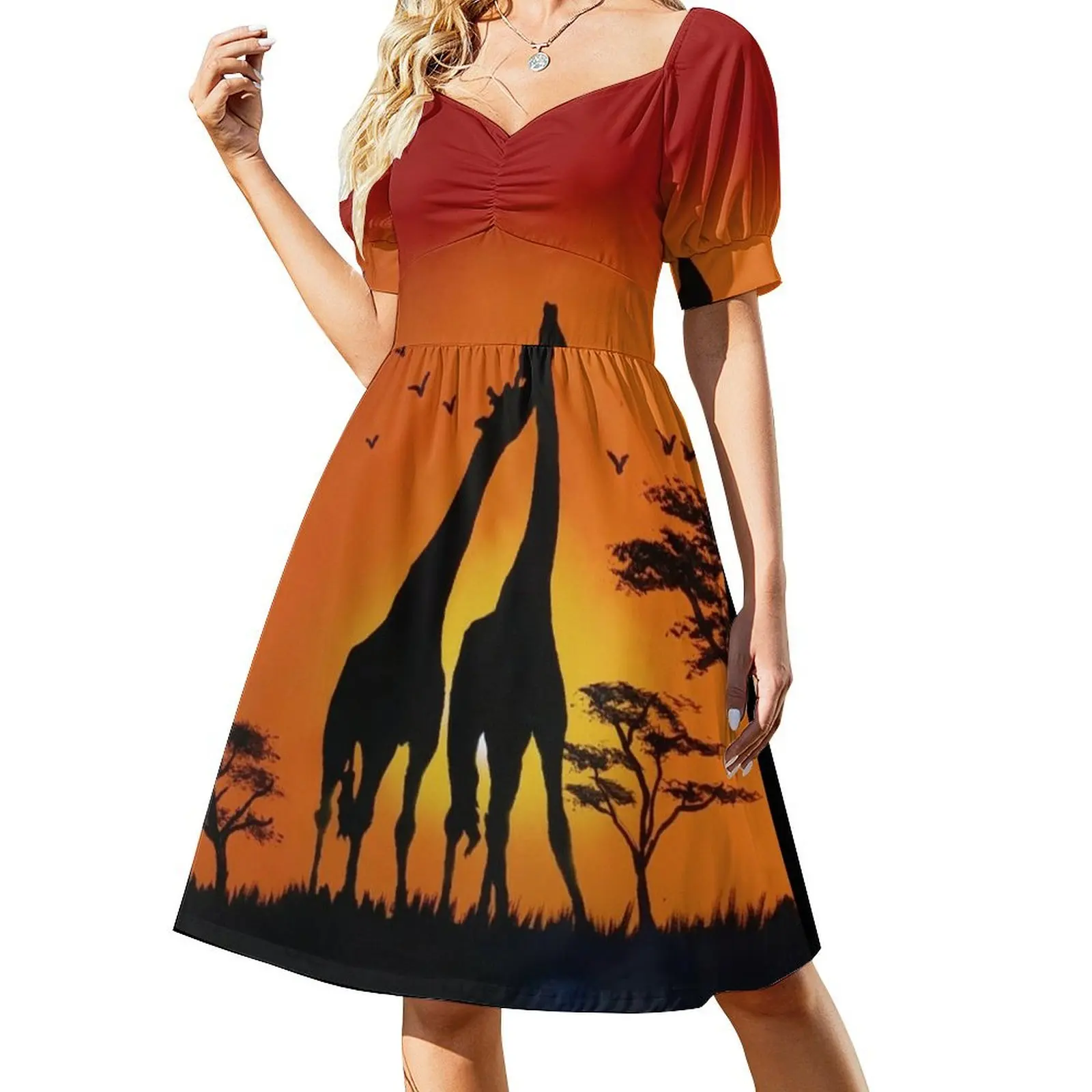 

Giraffe love Sleeveless Dress Dress vintage dresses summer elegant dresses for women summer dresses