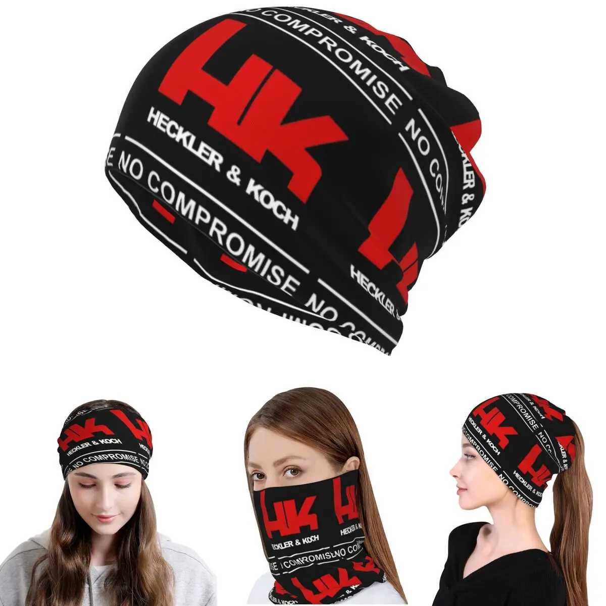 

Многофункциональная маска-бандана/шарф/шапка-бини Heckler Koch HK MG4 для взрослых, унисекс