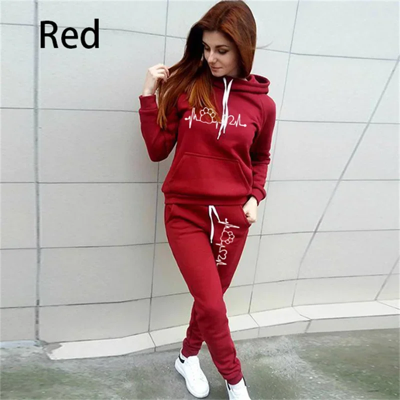 2024 Spring And Autumn 2 Piece Set Women Hoodies Pant Clothing Clothes Pullover Tracksuit Set Top Sportpants Polerones De Mujer