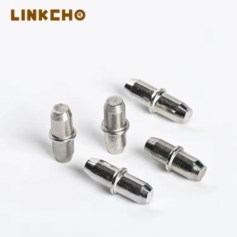 Wardrobe Hardware Adjustable Connections Shelf Support Invisible Pins with Screw Pin Brackets Pegs Metal Iron Zinc Plated