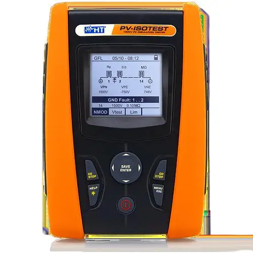 HT PV-ISOTEST 1500V PV Insulation & Continuity Tester GFL Function Photovoltaic