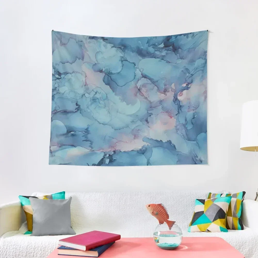 

Crashing - Alcohol Ink Painting Tapestry Korean Room Decor Room Decorations Tapestry