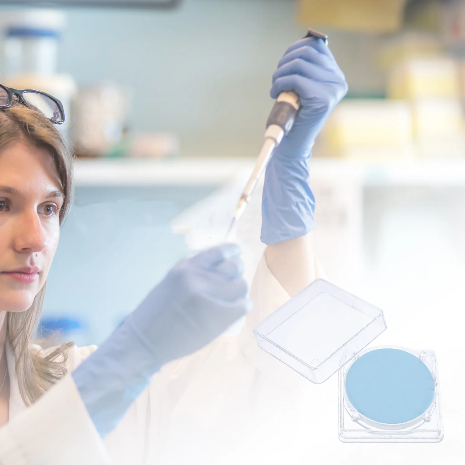 

50Pcs Mixed Cellulose Membrane 0.45um Hydrophilic Filter Membrane for Lab Water Oil Fuel Filtration Lab Filter Membranes