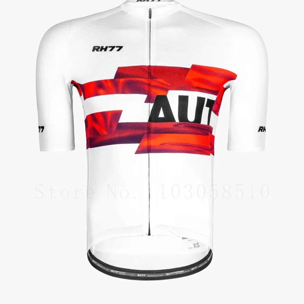 Image of Hochwertiges Radtrikot für Herren Kurzarm-Fahrradtrikot Atmungsaktiv Schnelltrocknend MTB Rennrad-Bekleidung Team-Shirts Neu