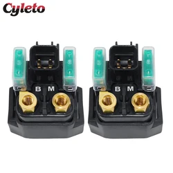 Cyleto Motorcycle Starter Solenoid Relay For Yamaha YP 400 Majesty Tmax XP500 XSR 700 XTribute XSR900 SCR950 XVS950 Bolt FJR1300