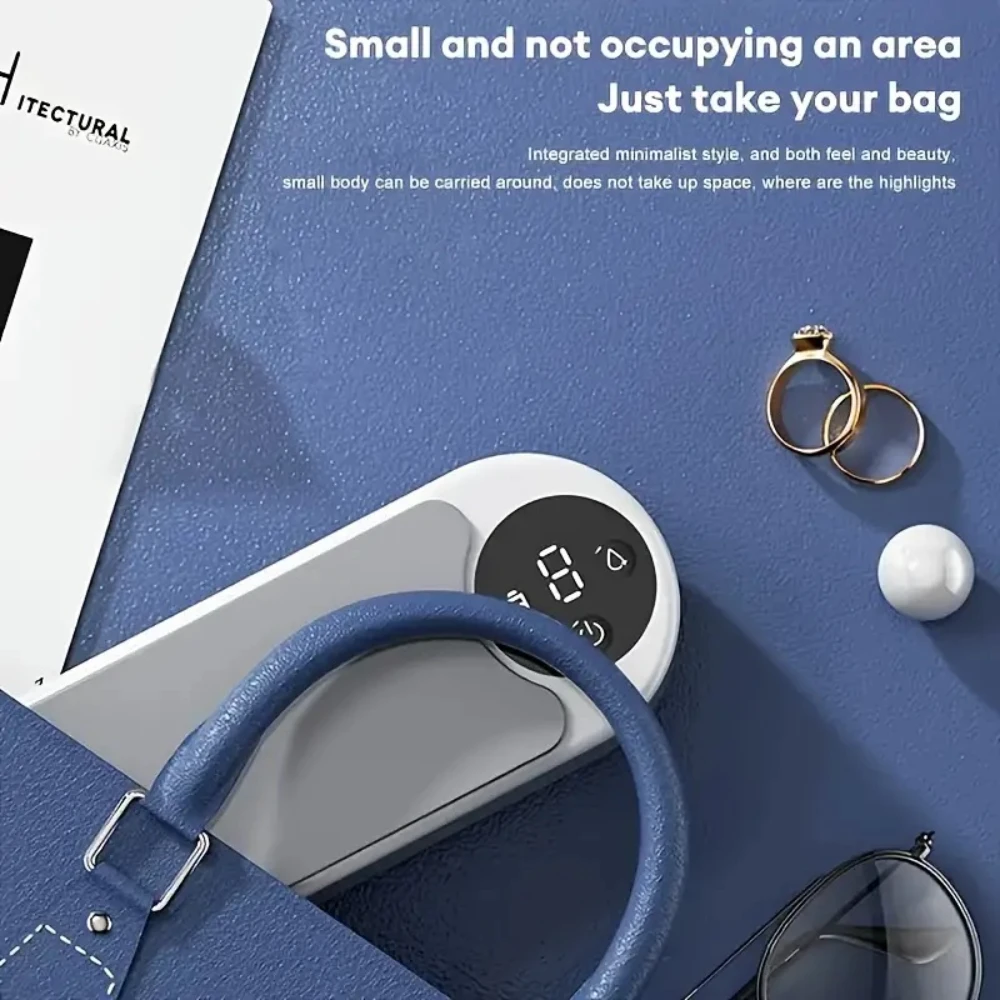 Portable USB-Powered ° Soundwave Cleaner for Glasses, Watches & Jewelry - Multifunctional Rechargeable Device with Deodorizing,