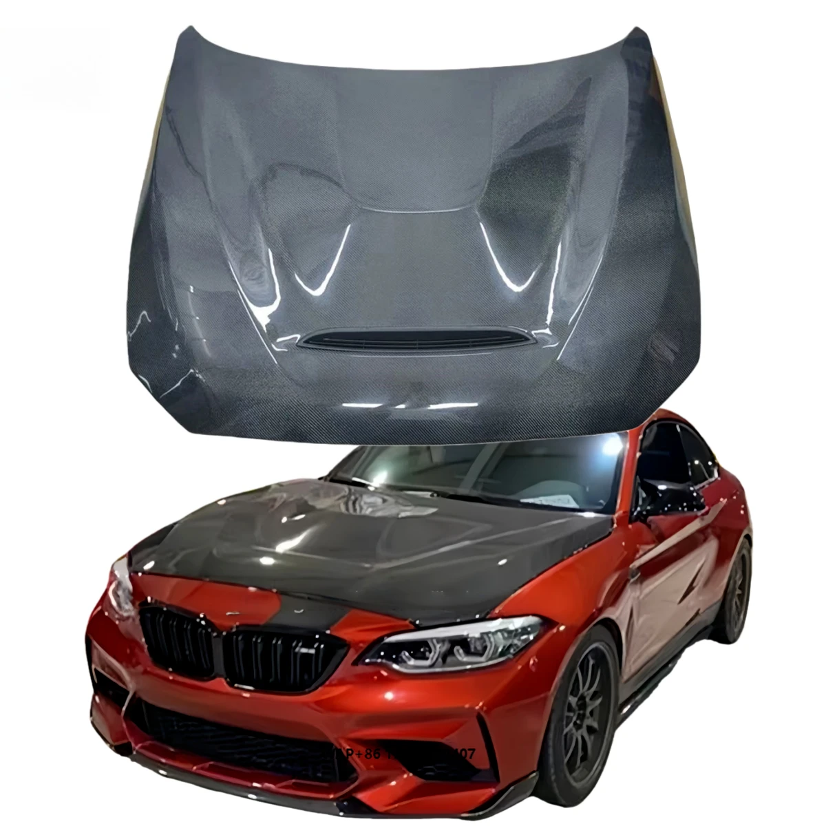 

ForBMW 1 Series 2 Series F20 F22 F23 GTS Style F87 M2 Double Sided Carbon Fiber Bon