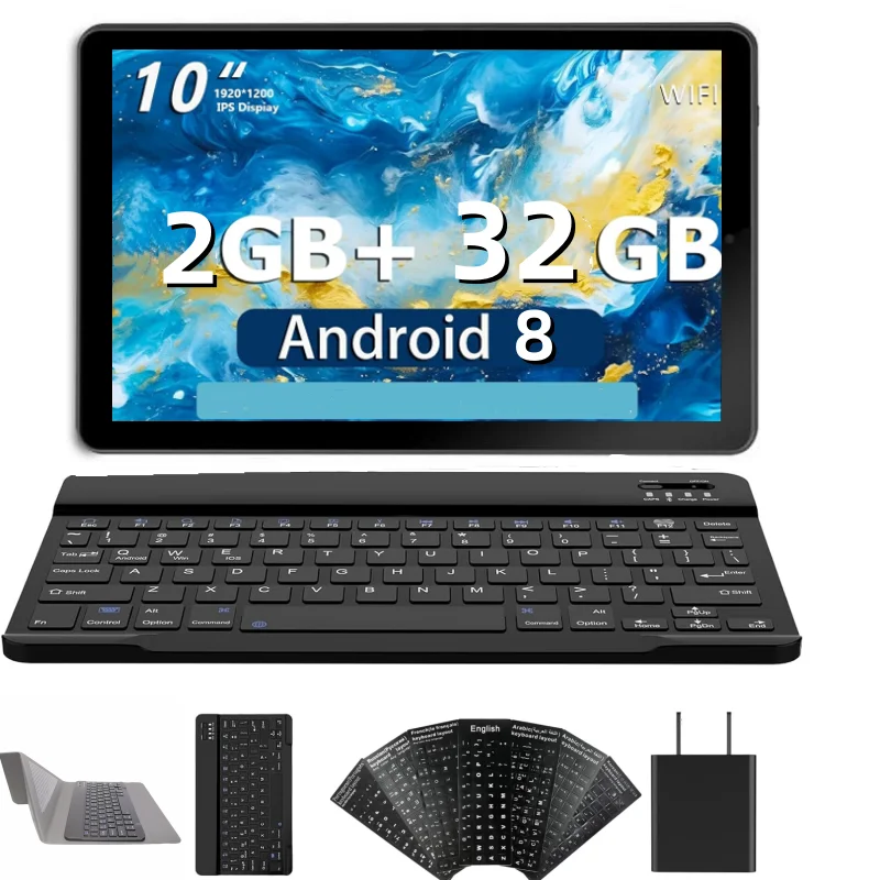 Heiße Neue Verkäufe 2 GB RAM 32 GB ROM 6103 Android 8.0 Tablet PC 10,1 ZOLL CPU RK3188 Quad Core 1024*600 IPS WIFI