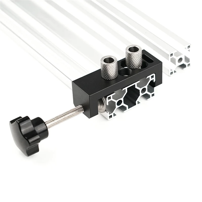 

ABRW-Aluminum Profile Punching Aid Aluminum Profile DIY Tool Hole Punching Guide Tools Aluminum Profile Drilling Jig