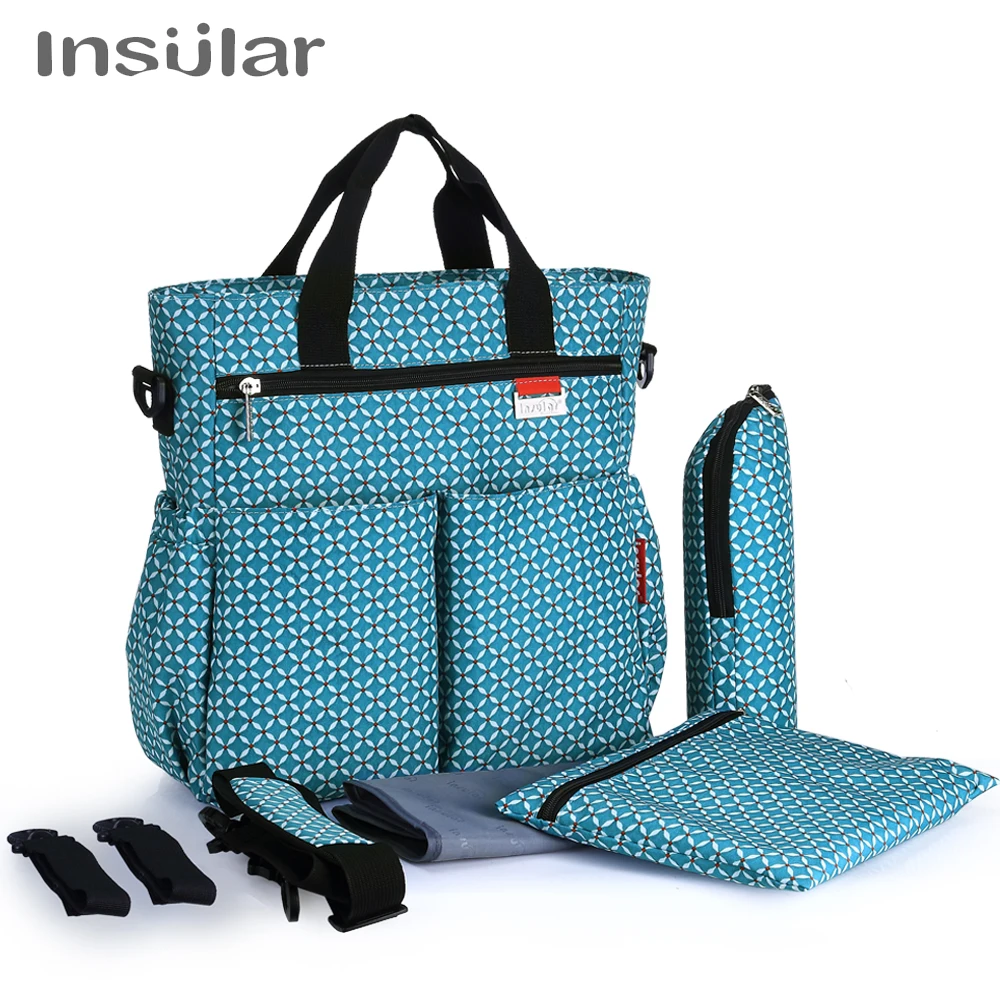 Fashion Baby Diaper Bag Multifunctional Nappy Bags Waterproof Mommy Changing Bag Mummy Stroller Bag