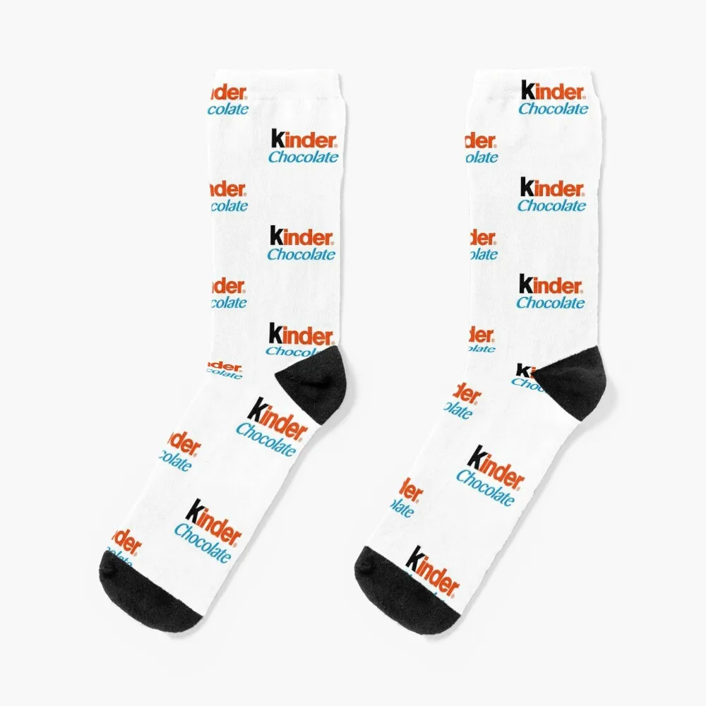 Chocolate Kinder Socks with print valentine gift ideas Non-slip Lots Women Socks Men's