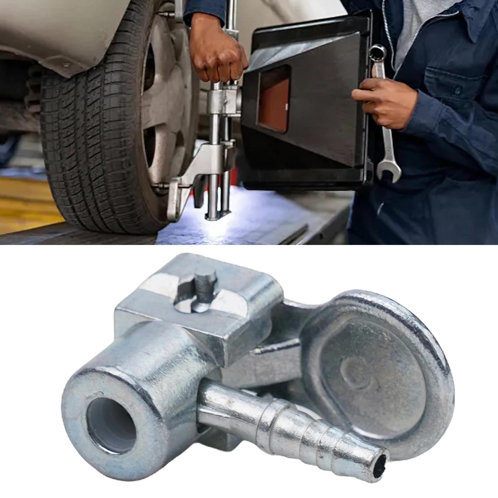 

Tire Inflator Chuck Clip Inflator Chuck Clip Connector Valve Vehicle Zinc Alloy 6.5mm/0.26in Air Inflator Accessories Useful