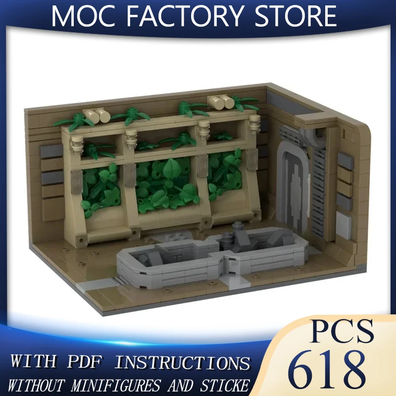 

Star Movie Moc Building Blocks Climate Simulator Model Technology Famous scenes Brick DIY Assembly Construction Toy Holiday Gift