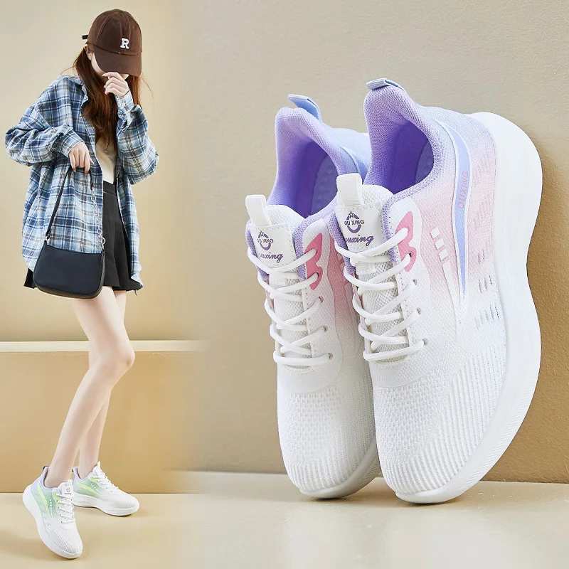 

Spring 2025 Women's Instagram-Worthy Sneakers | Running & Casual Breathable Shoes with 4cm Hidden Height Lift for Campus Streets