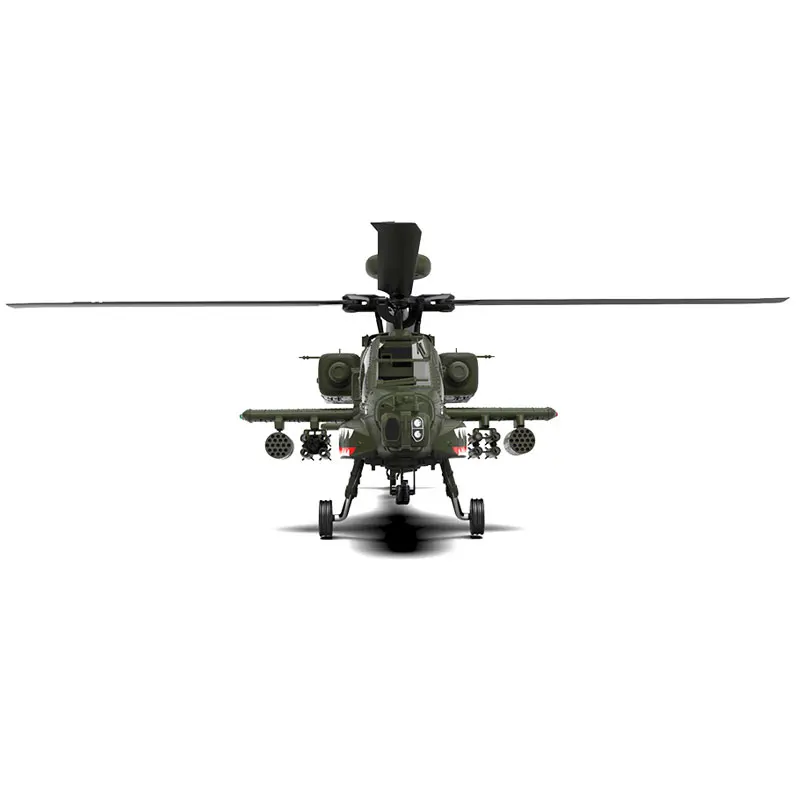 F11 1/32 AH-64D RC Hélicoptère 2.4G 6 Canaux Moteur Brushless 3D Stunt Télécommande Simulation Avion Modèle Jouet