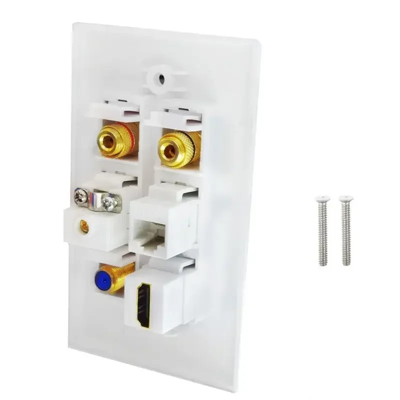 الوسائط المتعددة الأمريكية لوحة الحائط التلفزيون TV9.5 F رئيس CAT6 شبكة عالية الوضوح HDMI متوافق مع رئيس مكبر الصوت #3