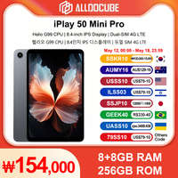 ALLDOCUBE iPlay 50 Mini Pro 8.4 inch Tablet 16GB(8+8) RAM 128GB ROM 512GB Expandable Widevine L1 5MP/13MP 4G LTE GPS Helio G99