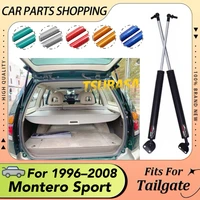 Puntales de maletero trasero para Mitsubishi Montero Sport 1996-2008 Pajero Sport Challenger soportes de elevación de maletero amortiguador de resorte de Gas