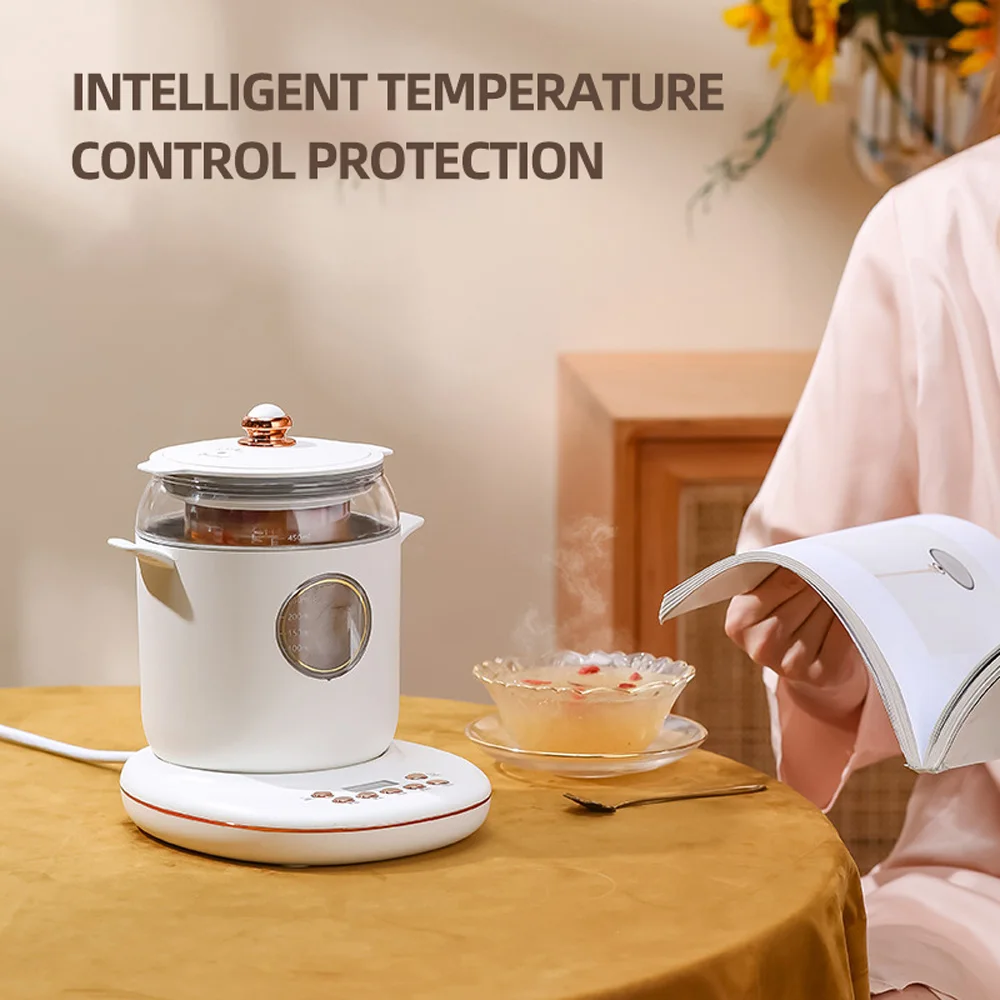 1L التلقائي متعددة الوظائف الصحة الحفاظ على وعاء إبريق القهوة وعاء الحلوى صانع غلاية كهربائية