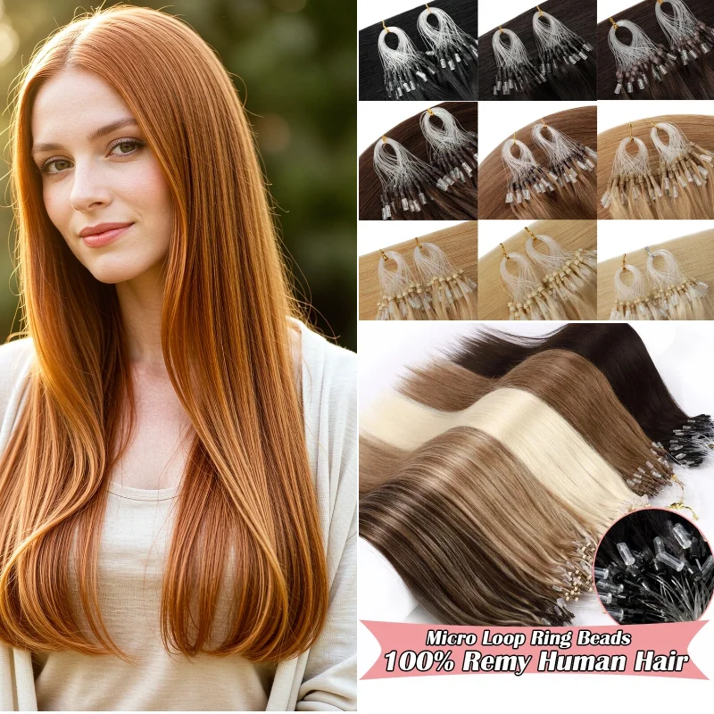 100-human-hair-micro-loop-extensions-100-strands-26inch-60-p4-27-boost-length-fullness-for-wedding-day-factory-direct