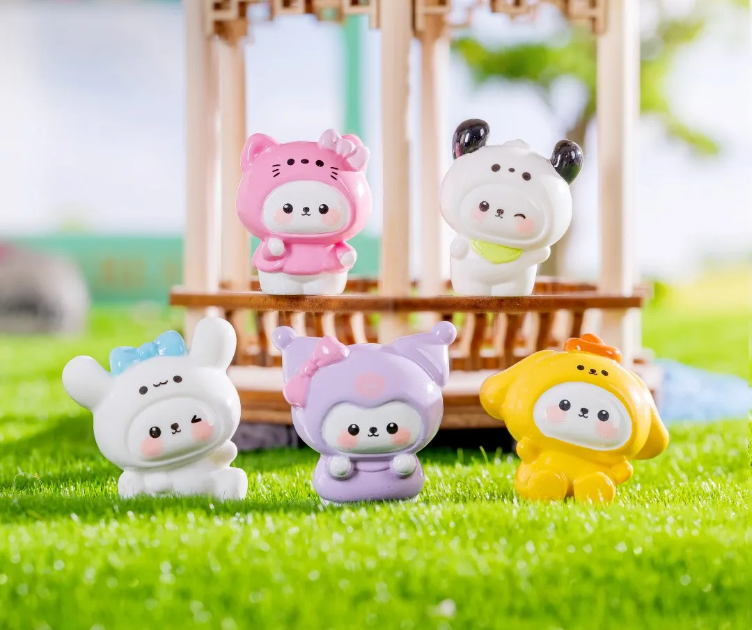 

1/6PCS Creative and cute Kurumi character doll decorative accessories Car desktop small decorative items