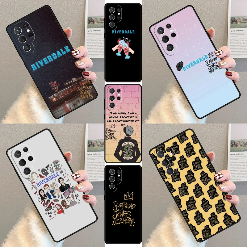 RIVERDALE JUGHEAD JONES WUZ HERE Phone Case For Samsung Galaxy S23 S21 S20 FE S24 S22 Ultra Note20 S10 S9 S8 Plus Silicone Cover