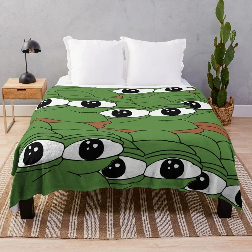 

Pepe Throw Blanket Plush Thin Single Multi-Purpose Blankets