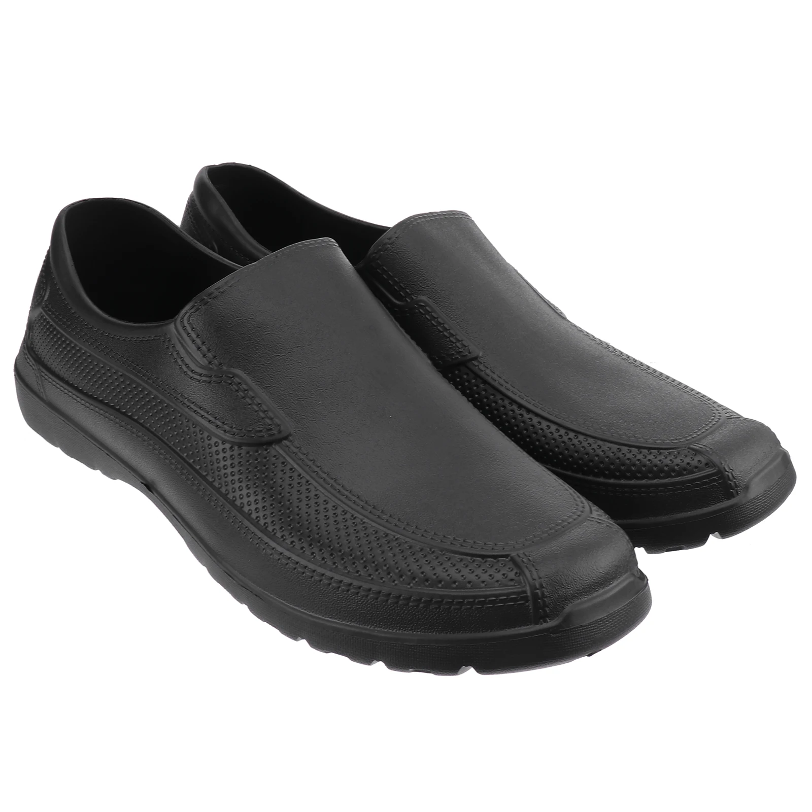 EVA Shoes Non-slip Wear Resistant Chef Shoes Lightweight Comfortable Kitchen Oil-proof Shoes (41 Code, Black)