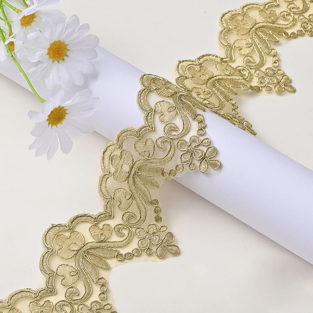 1 jarda bordado renda guarniçã - Embroidery Veil avaliação e preço
