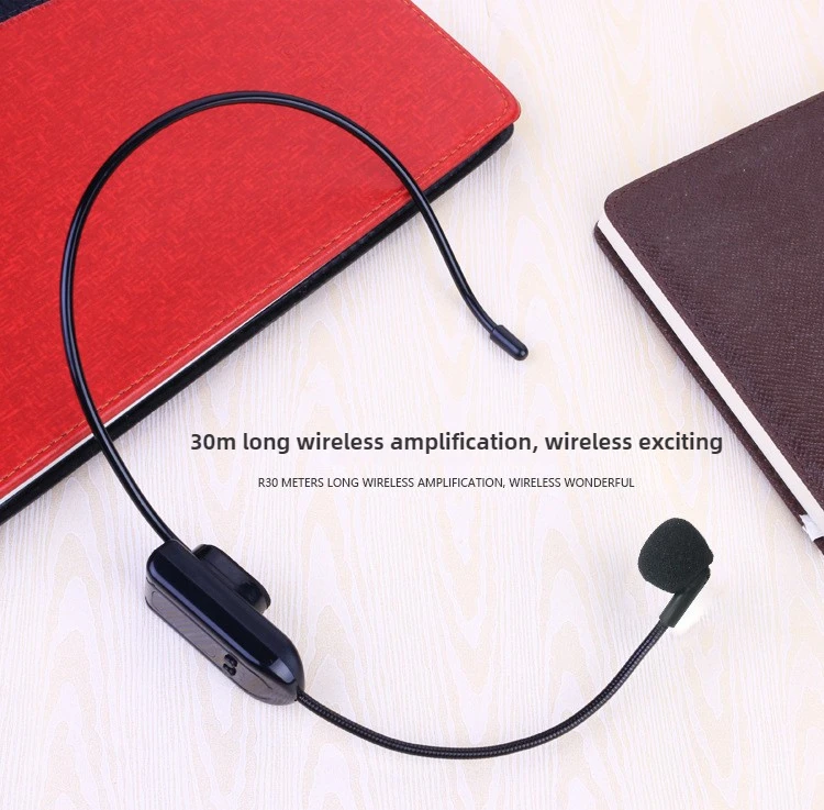 FM Wireless Microphone Headset Mic For Voice Amplifier Speaker Karaoke Computer Teaching Meeting Yoga Singing FM Microphone