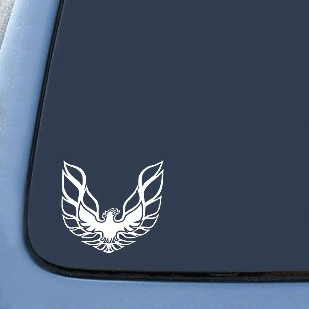 Stiker mobil pribadi stiker kreatif Firebird pola seni tahan air dan tabir surya PVC,16*15cm