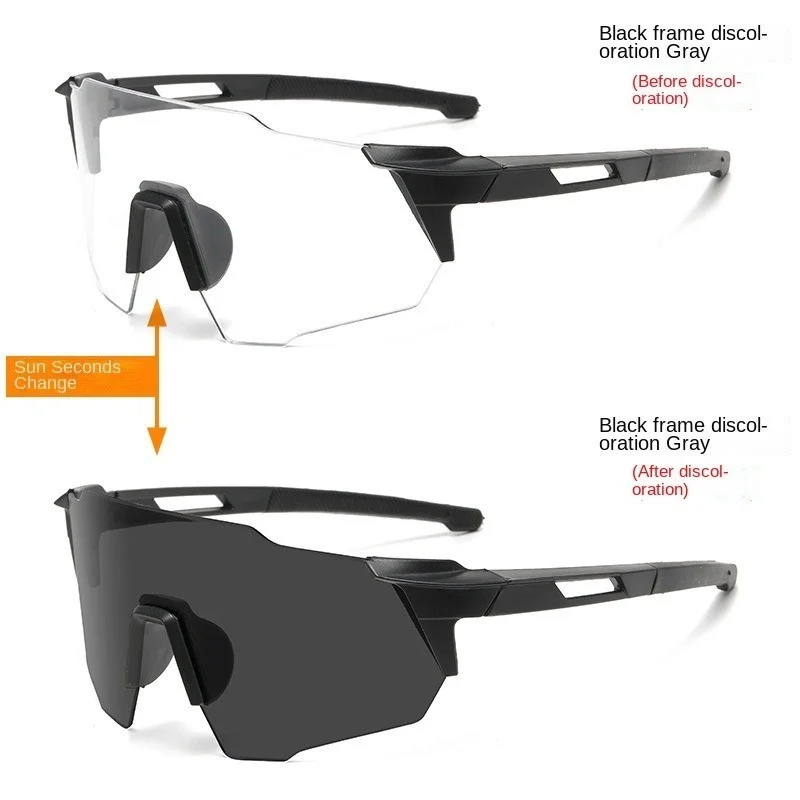 AliExpress Other Photochromic Cycling Sunglasses Outdoor Sports Goggles Road Bike UV400 Bicycle Men Women Windproof Sun Glasses