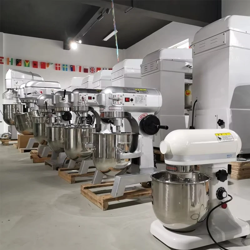 10L/20L/30L/40L/50L/60L Spiral Dough Mixer 100kg Kneading Capacity with Dual Motors Timer Stainless Steel for Bakery Shop OME