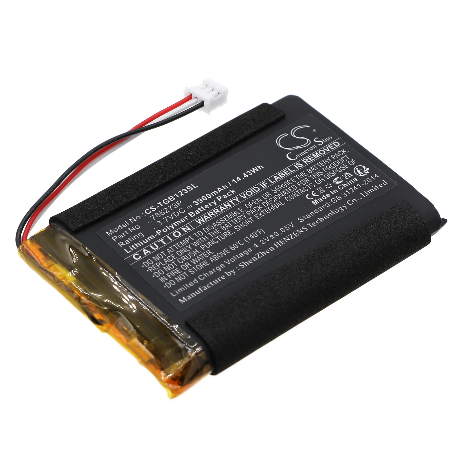 Battery for Tigermedia Tigerbox Touch,1233,Tigerbox Touch Radio Play Box PN:785273P (3900mAh) 3.7V