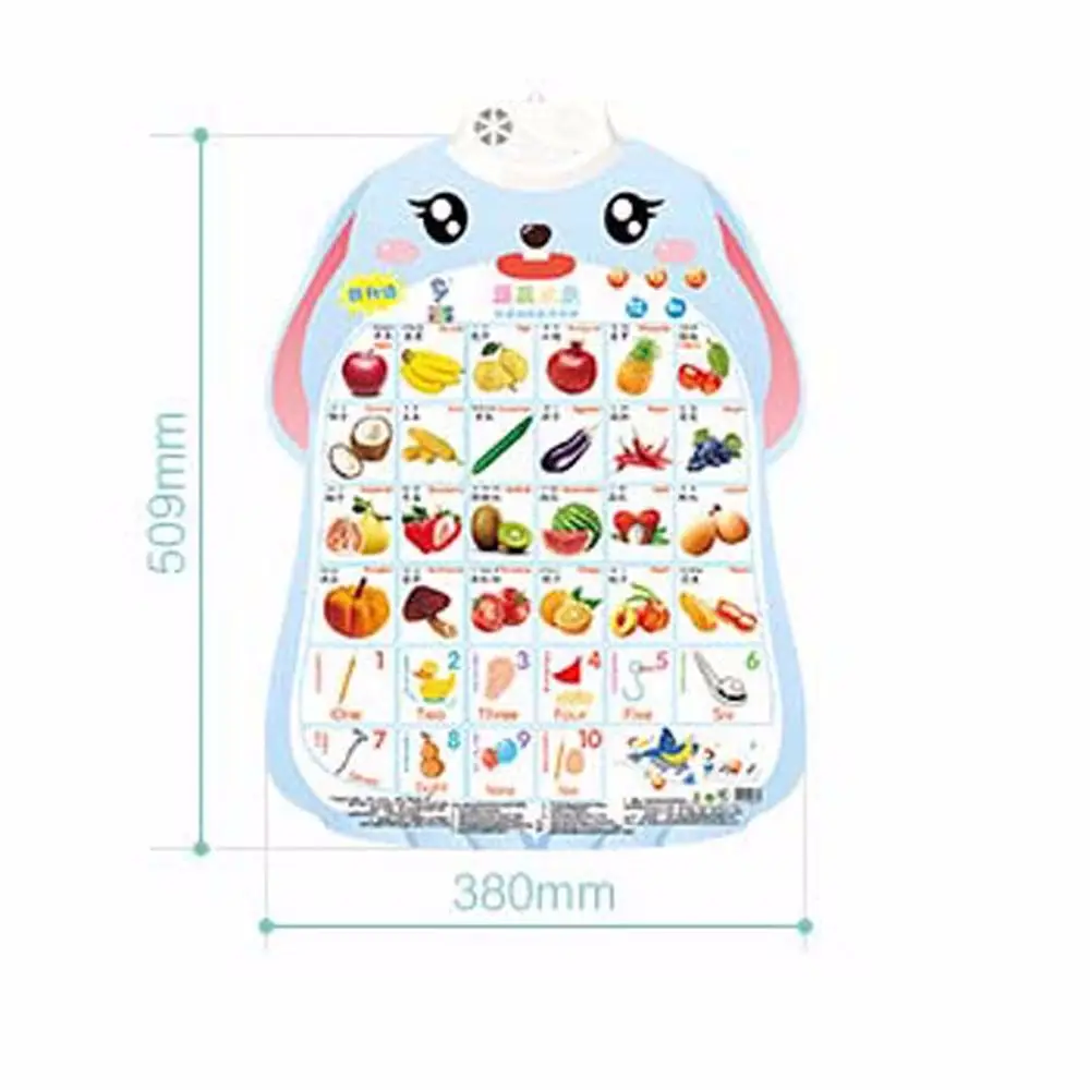 Reading Baby Enlightenment Electronic Learning Children's Voice Audio Wall Chart Audio Book Early Education Baby Learning Toys