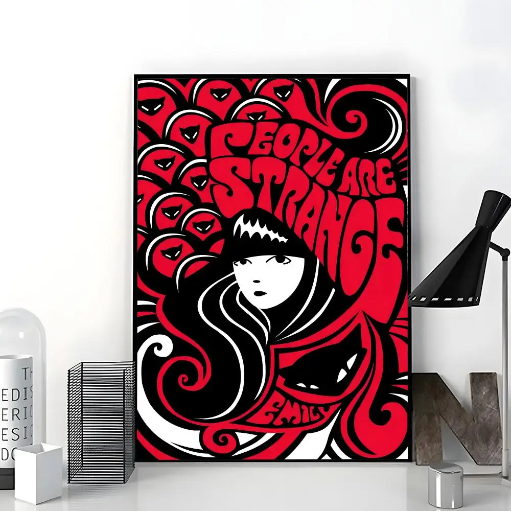 Mascot Emily The Strange Poster HD Paper Print Home Living Room Bedroom Entrance Bar Cafe Art Painting Decoration