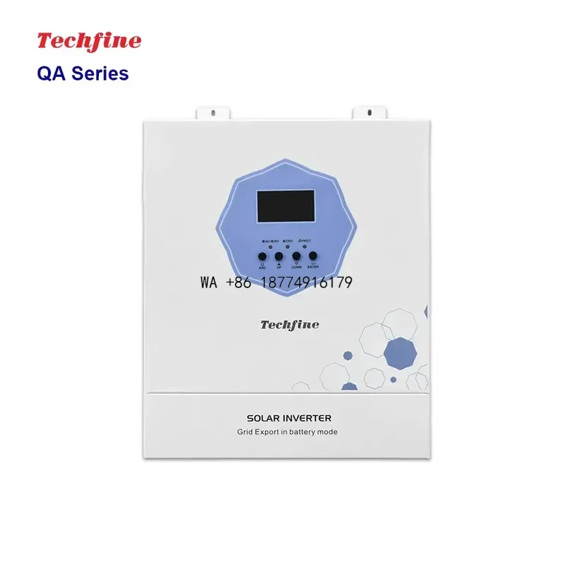 wmwmnu Techfine QA 3.6KW 3600W High Frequency Hybrid Solar Inverter 24V Pure Sine Wave Output