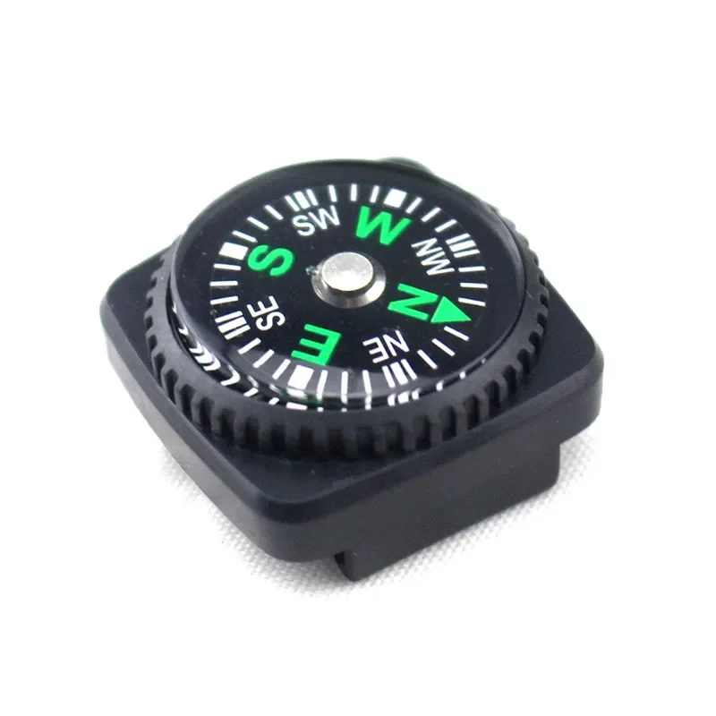 20mm Plastic Mini Compass for Outdoor, Kits Camping Hiking Survival, Watch Band Paracord Bracelet