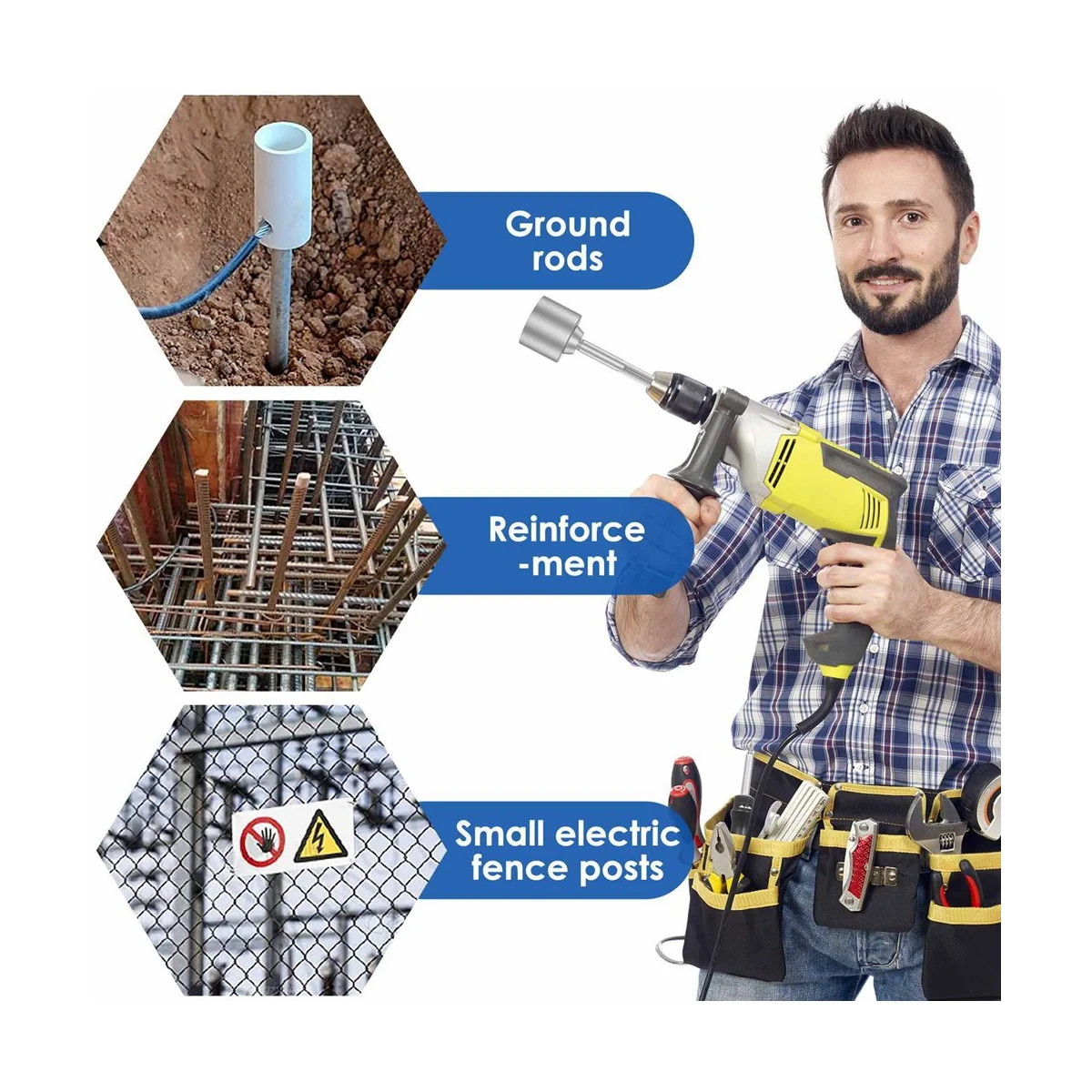 ドリルビットソケット,頑丈,45mm,耐摩耗性,耐摩耗性