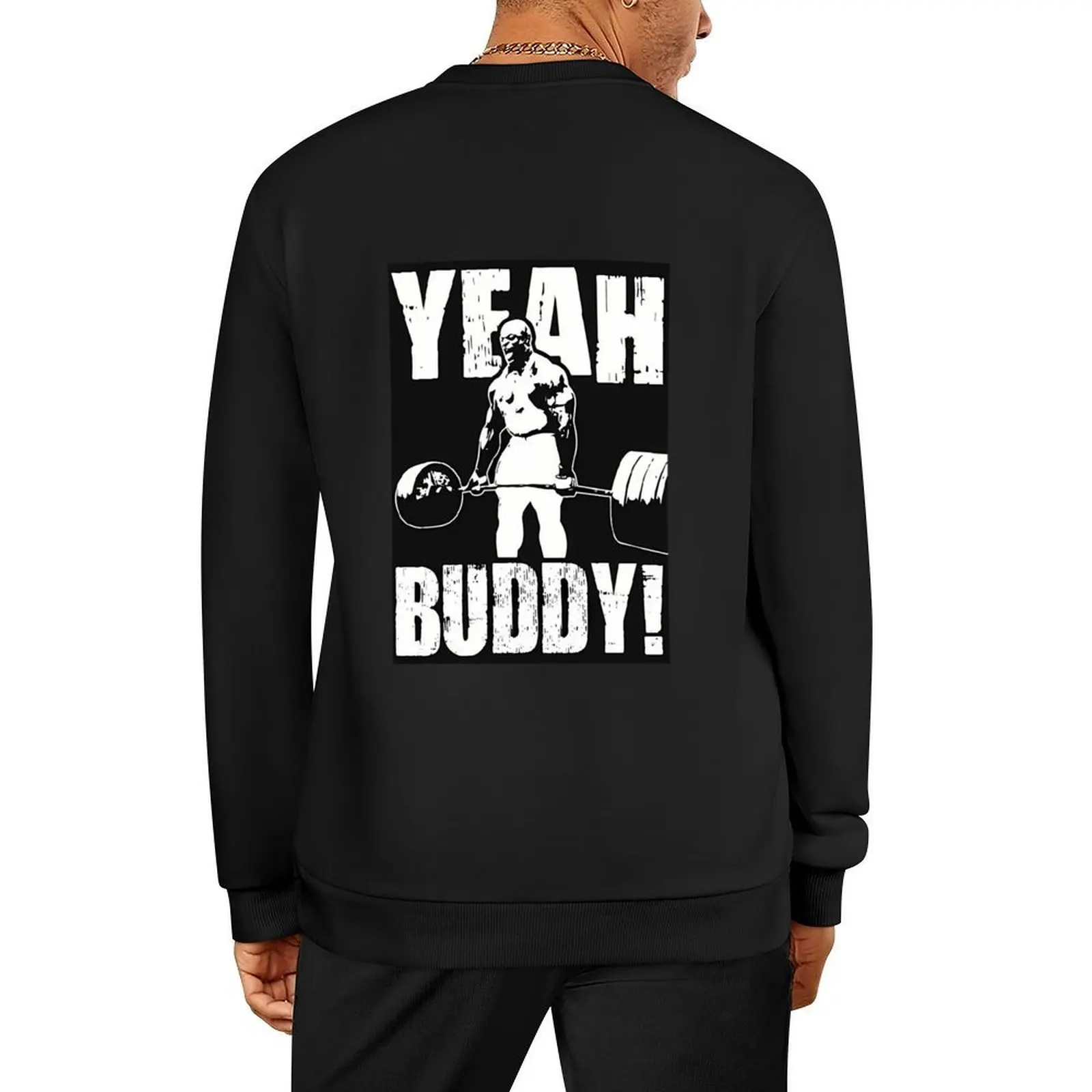 Ronnie Coleman Yeah Buddy Pullover men's clothes men's winter sweater japanese style korean clothes new in sweatshirts