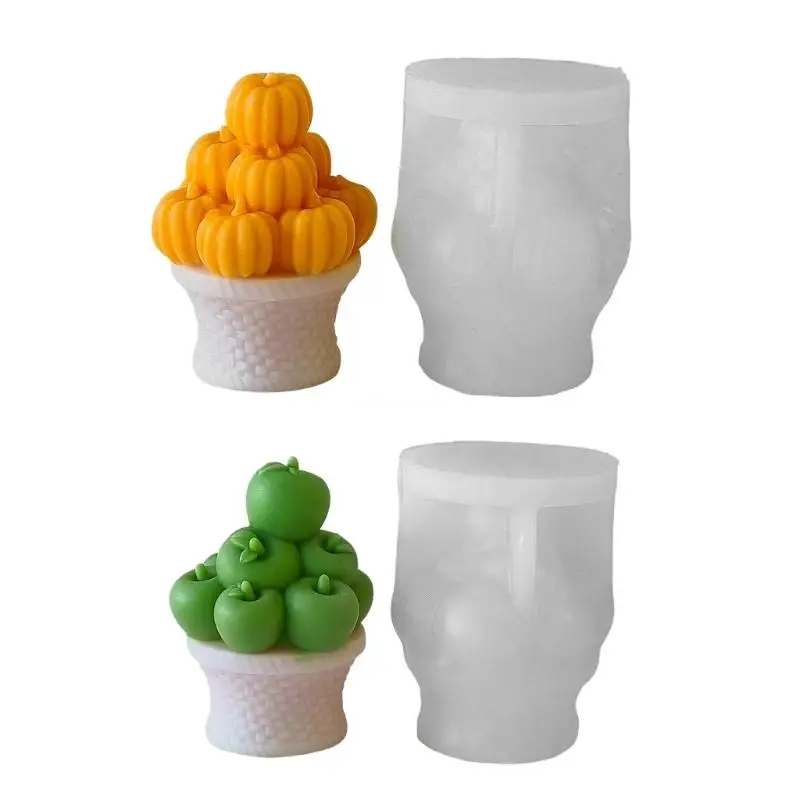 

Soft Silicone Pumpkins Mould for Plaster Making and Art Supplies Projects Dropship