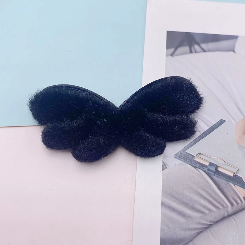 30 Stück gepolsterte Applikationen in Form von Engelsflügeln, 8 x 4 cm, aus flauschigem Filz, für Babysocken, Mützen, zum Selbernähen, als Kopfbedeckungszubehör und als Aufnäher. – Detail 5